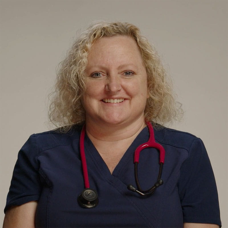 A friendly headshot of Karen Thula, BSN, RN-BC