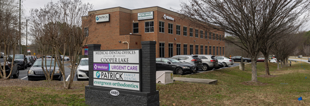 Entrance to Urgent Care Cooper Lake Road