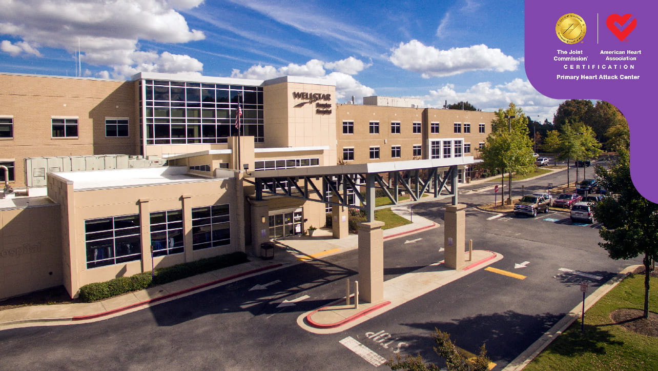 Douglas Medical Center with the Joint Commission and Heart Association award logos.